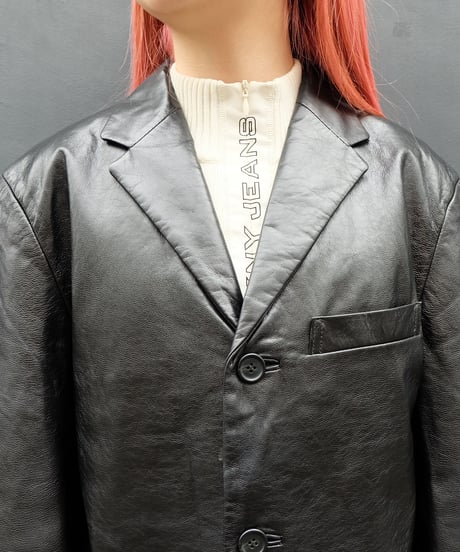 Vintage   Leather Tailored Jacket