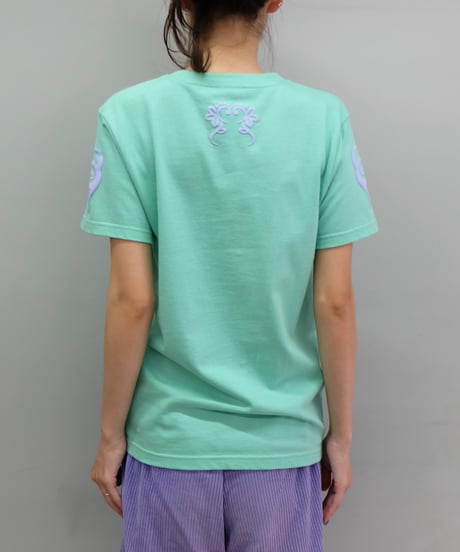 Labyrins  Tribal Tattoo Tshirt Green