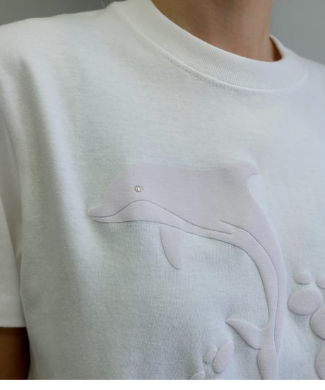 Labyrins  Dolphin Parade Tshirt White