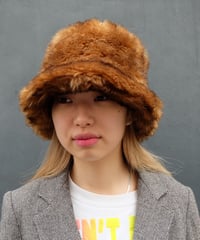 Vintage   Fake Fur Hat 1