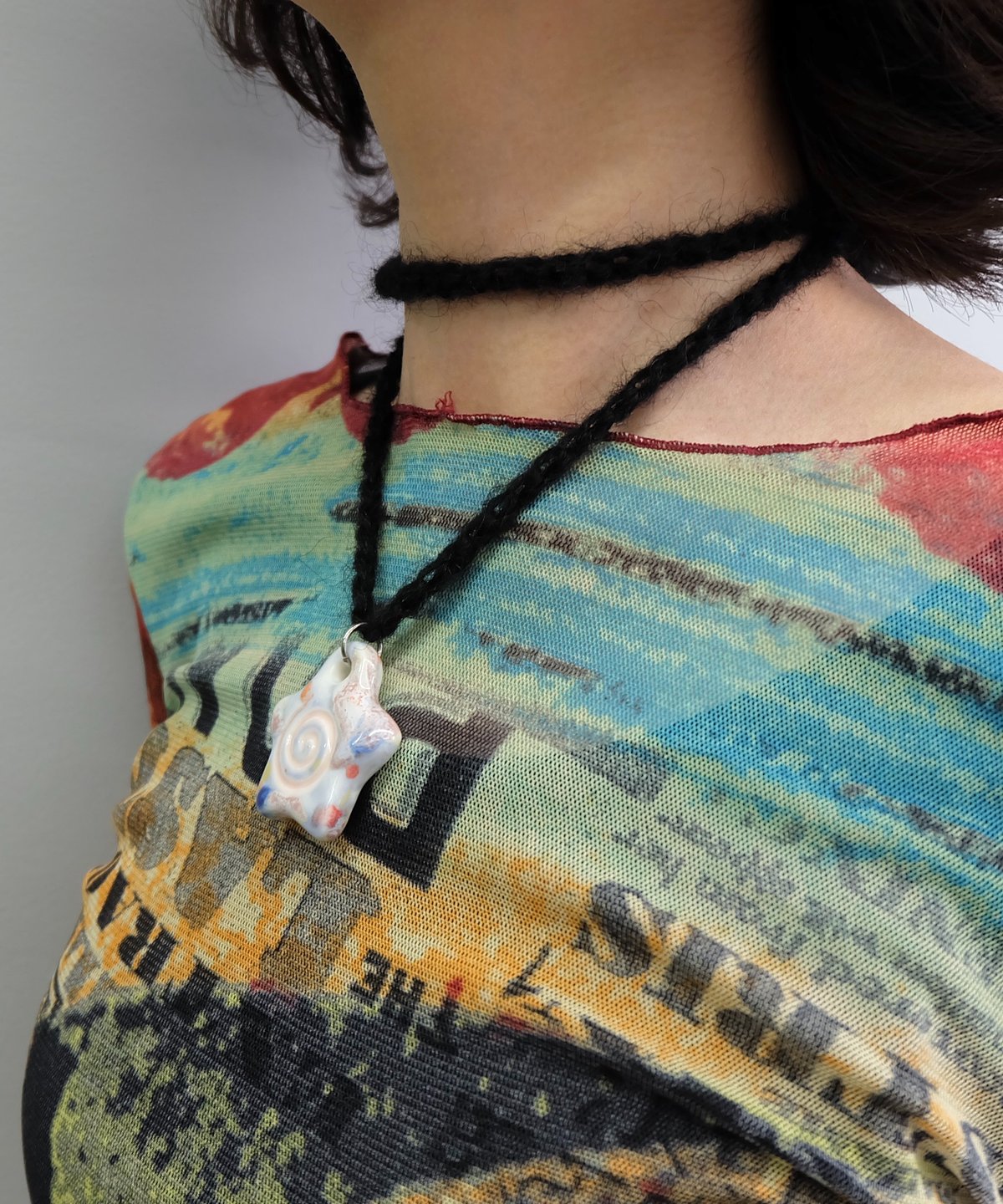 Labyrins×Sugascoop Ceramic necklace 14 Labyrins x Sugascoop Ceramic necklace 14 | Shury