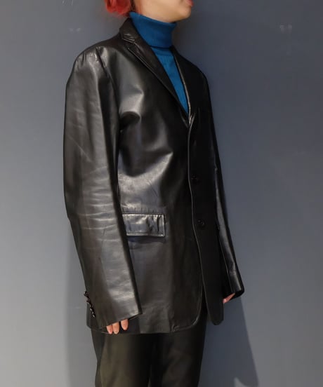 Vintage   Leather Tailored Jacket