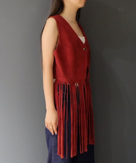 Vintage   Fringe Vest