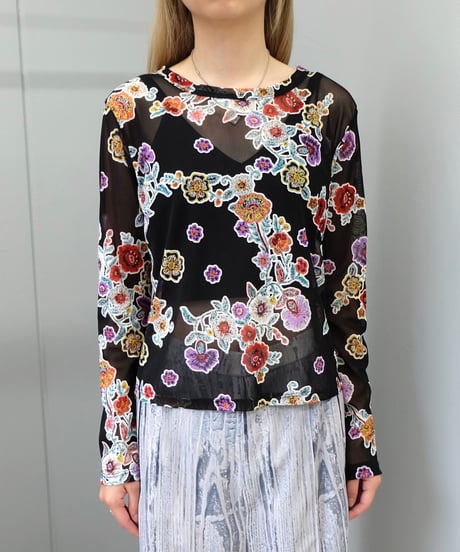 Vintage   see-through Tops