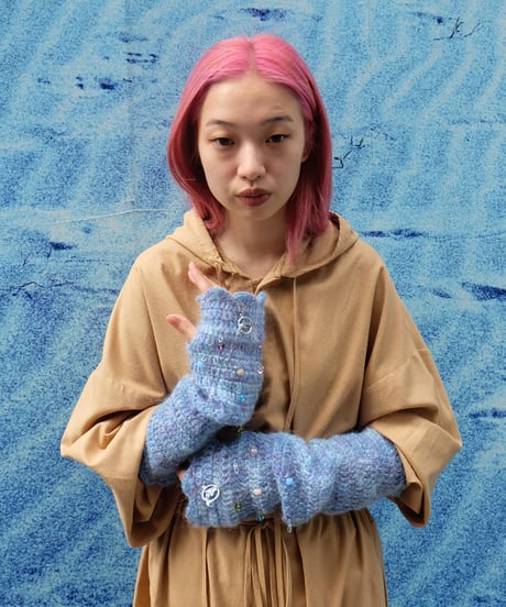 Labyrins Mohair Knit Glove 11