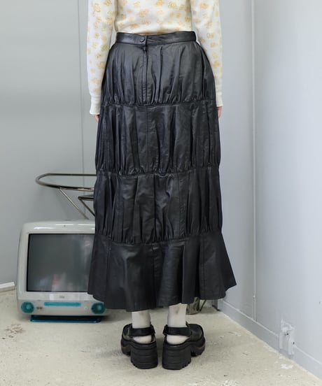 Vintage   Leather Skirt