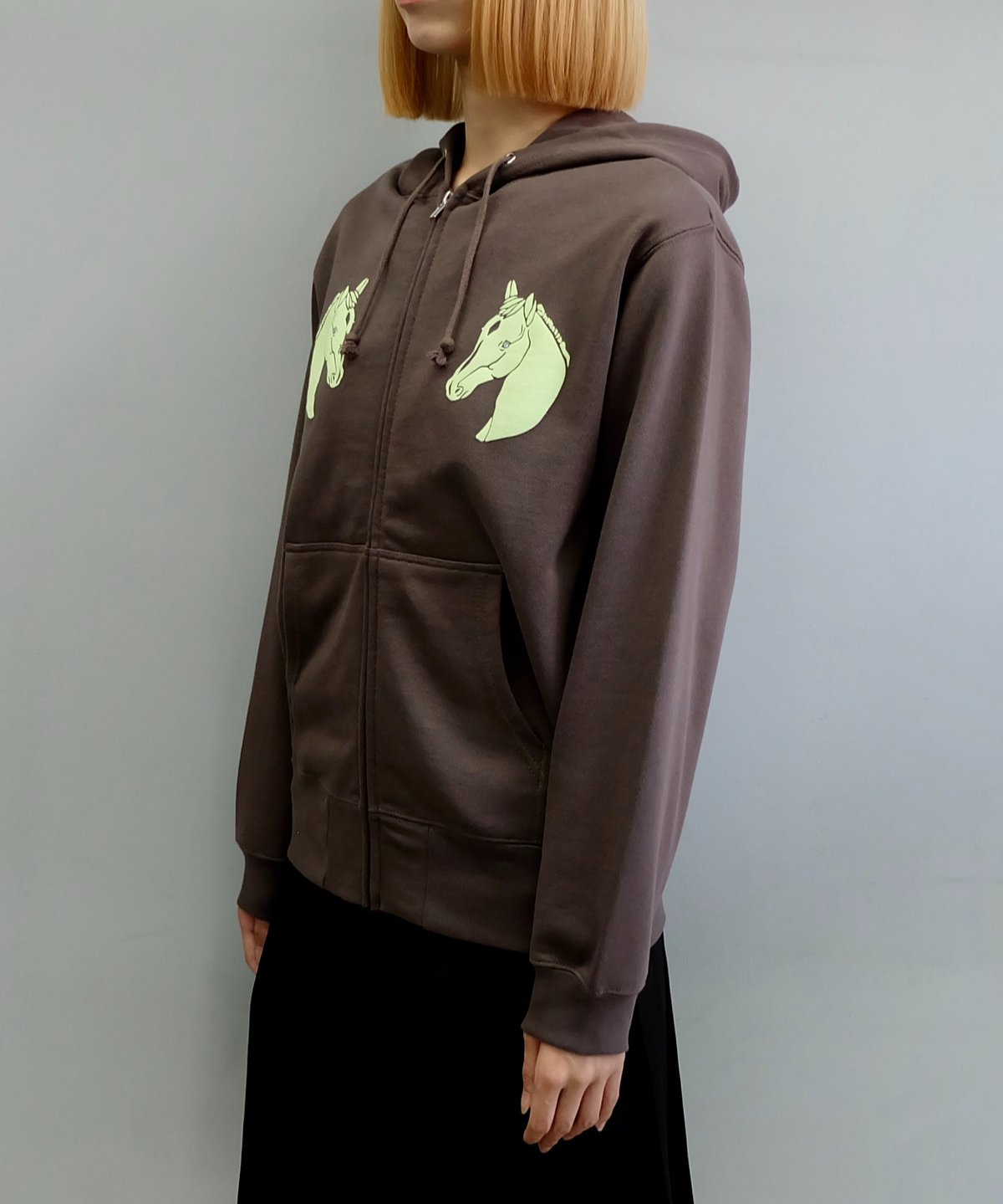 Labyrins Dont Cry Horse Zip Hoodie 最安値 Labyrins Dont Cry Horse Zip Hoodie Gray | Shury