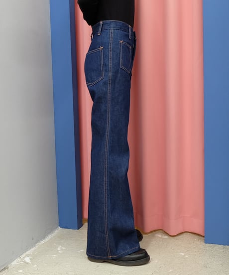 Vintage   Denim Wide Pants 2