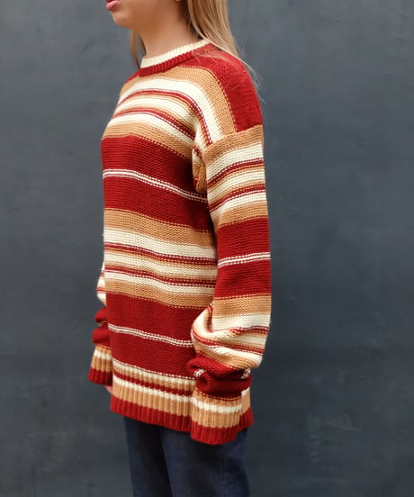 Vintage  Border Knit