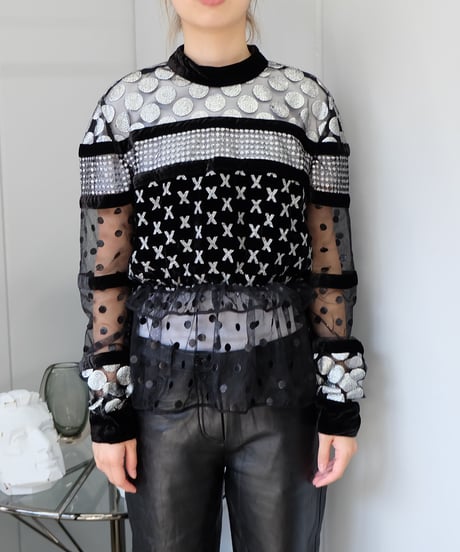 Vintage   See-through Tops