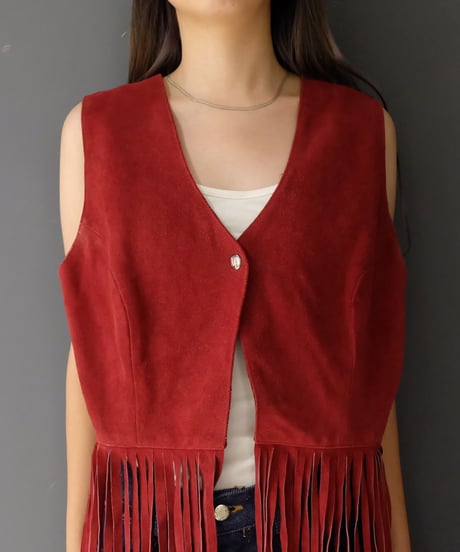 Vintage   Fringe Vest