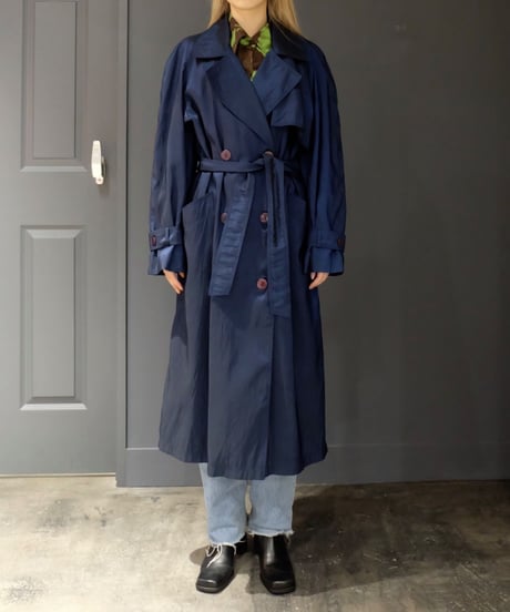 Vintage   Shiny Trench Coat