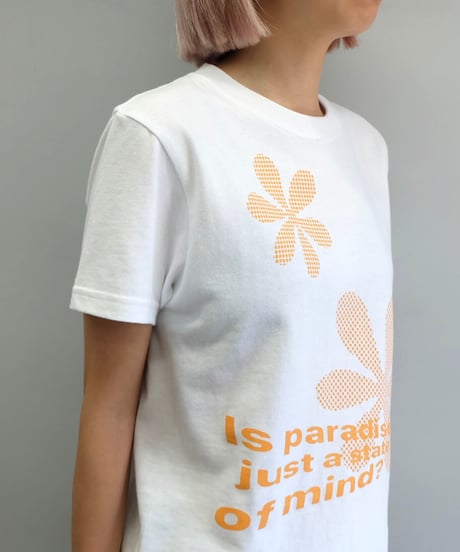 Labyrins   Dot Flower Tshirt   White