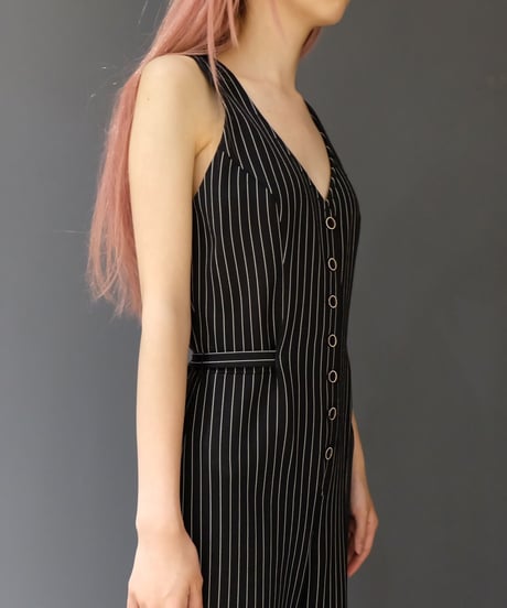 Vintage   Stripe Jumpsuits