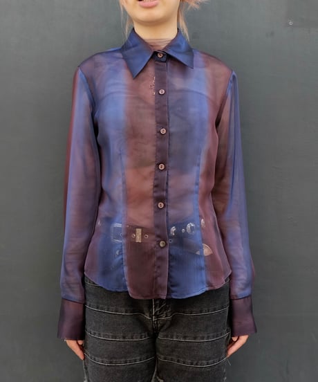 Vintage  See-through Shirt