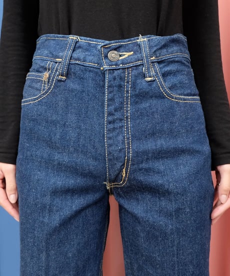 Vintage   Denim Wide Pants 1
