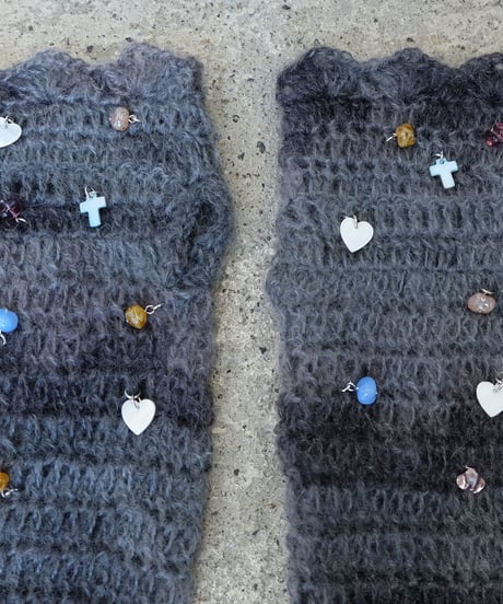 Labyrins Mohair Knit Glove