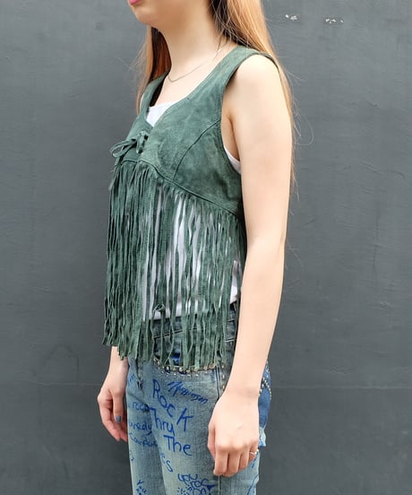 Vintage   Fringe Vest