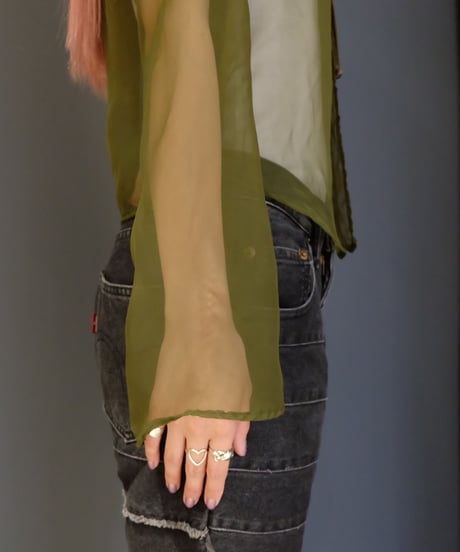 Vintage   See-through Tops