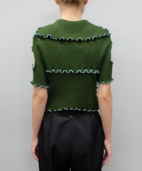 Remake Frill line Short Tops