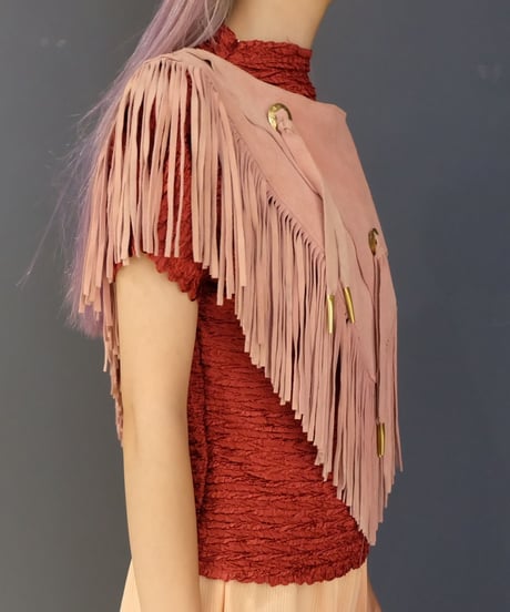 Vintage   Fringe Cape