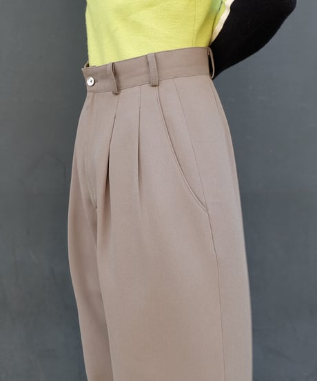 Vintage   Collar Slacks Pants