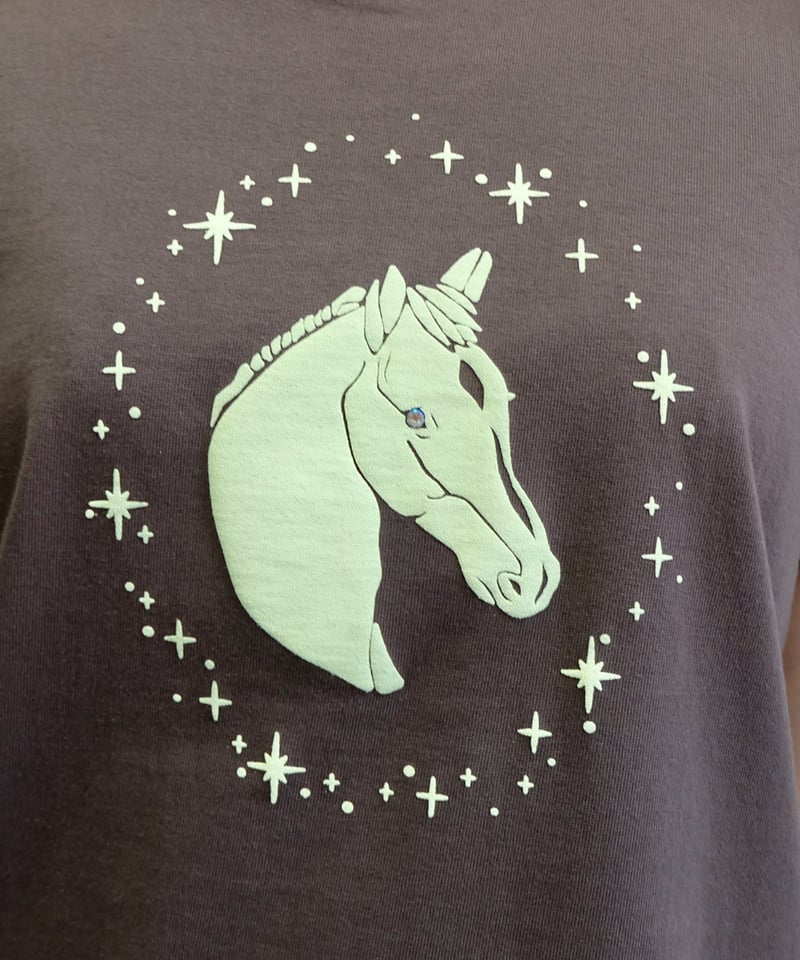 トップス shury labyrins horse t shirt Labyrins Dont Cry Horse