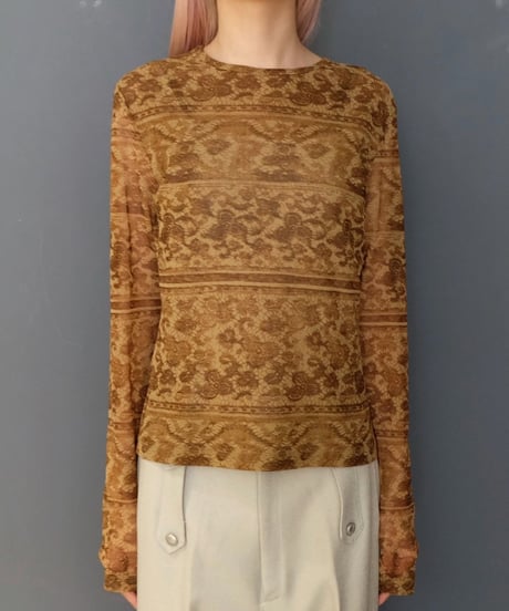 Vintage   See-through Tops