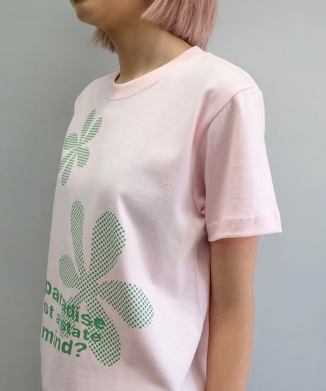 Labyrins   Dot Flower Tshirt    Pink