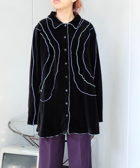 Frii Line Velours Shirt