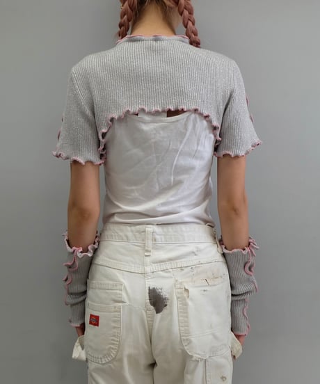 Remake Frill line Arm Tops