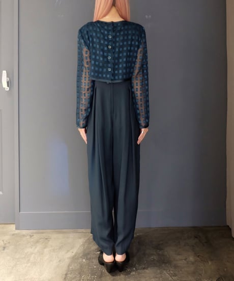 Vintage   See-through Jump Suits