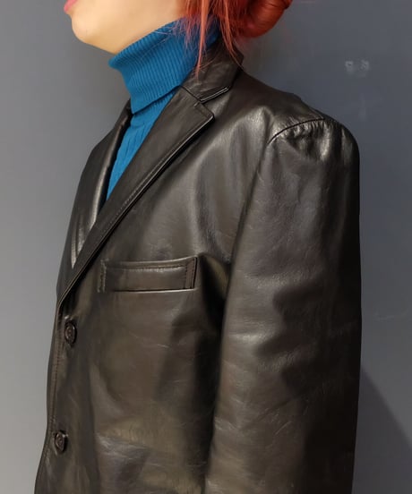 Vintage   Leather Tailored Jacket