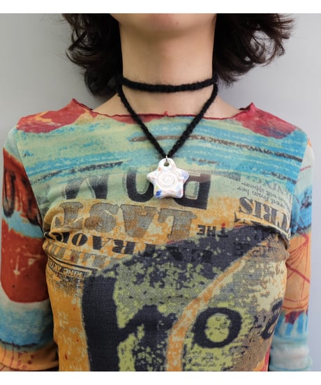 Labyrins x Sugascoop   Ceramic necklace 10