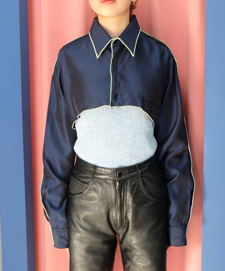 Remake   Line Short Shirt