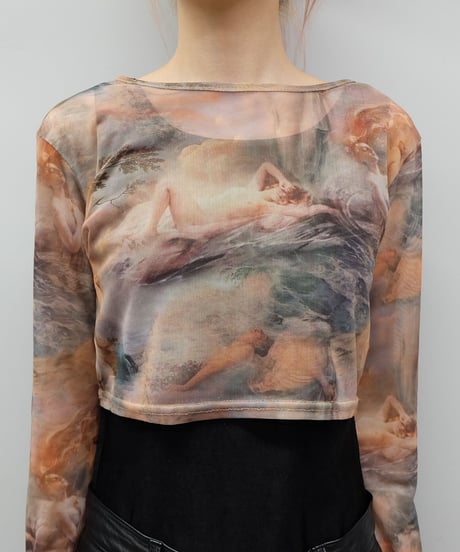 Vintage   See-through Tops