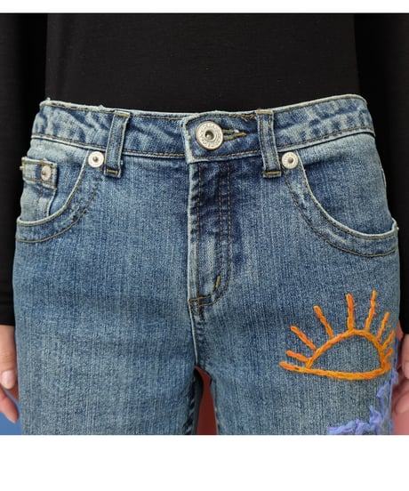 Vintage   Denim Frea Pants