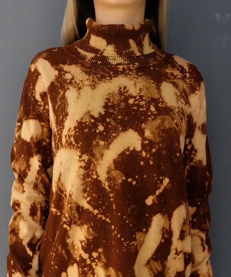 Vintage Bleach Turtle Knit  1