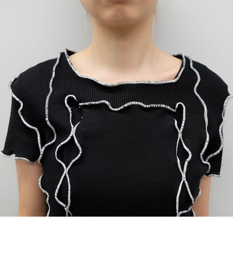 Remake Frill line Short Tops