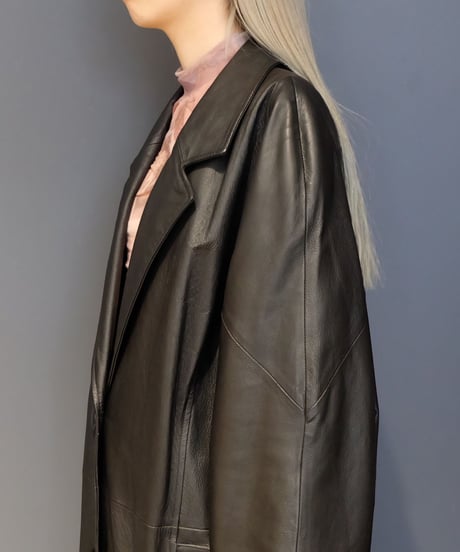 Vintage   Leather Long Coat