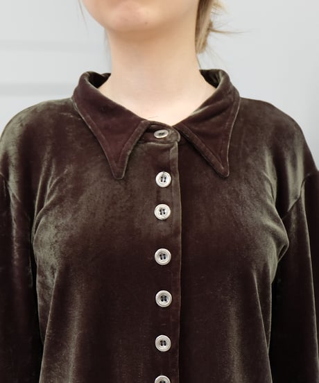 Vintage   Velours Shirt