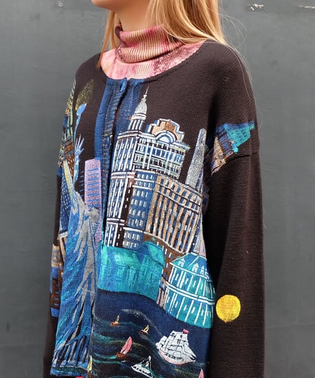 Vintage   paint cardigan