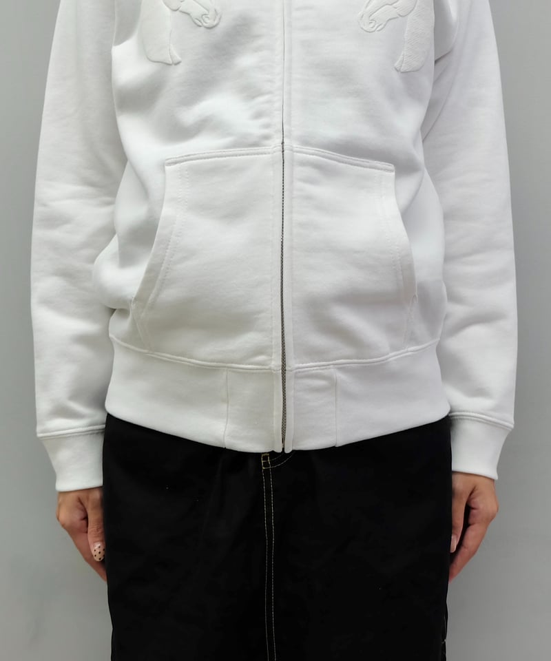 Labyrins Dont Cry Horse フーディ White Labyrins Dont Cry Horse Zip Hoodie White | Shury