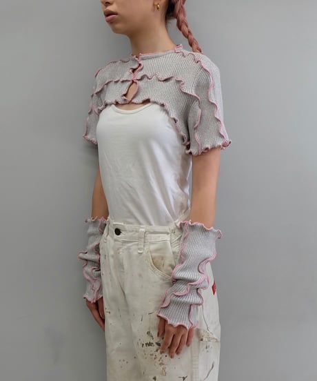 Remake Frill line Arm Tops