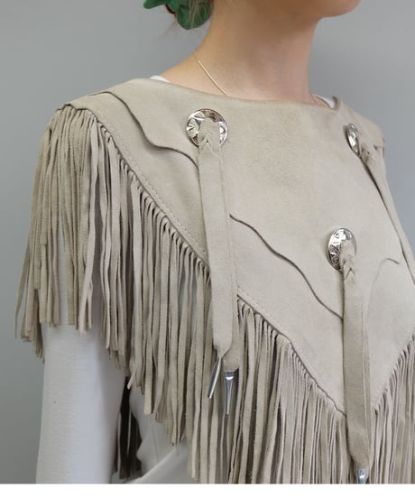 Vintage   Suède Cape