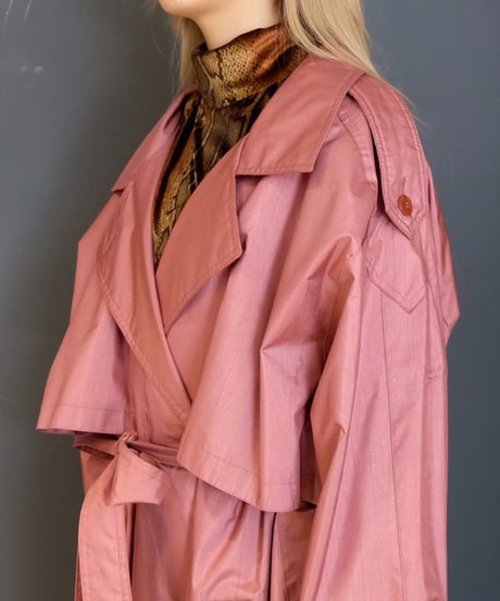 Vintage   Shiny Trench Coat
