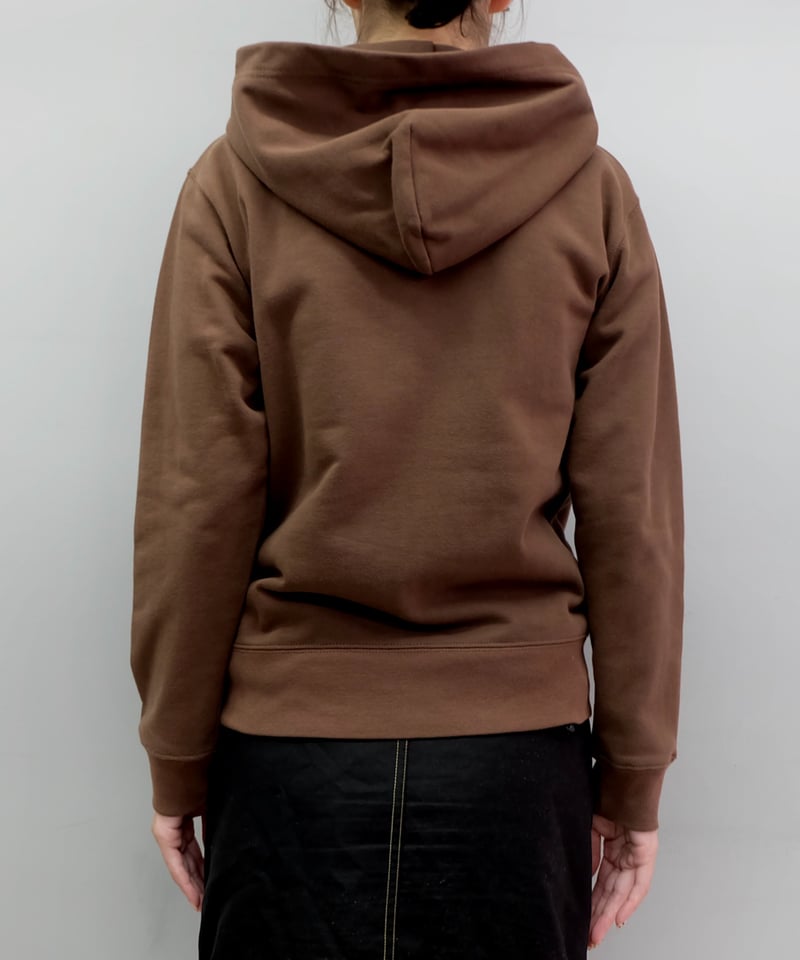 Labyrins Two Dolphins Zip Hoodie Brown | Shury Labyrins Two Dolphins Zip Hoodie Brown | Shury