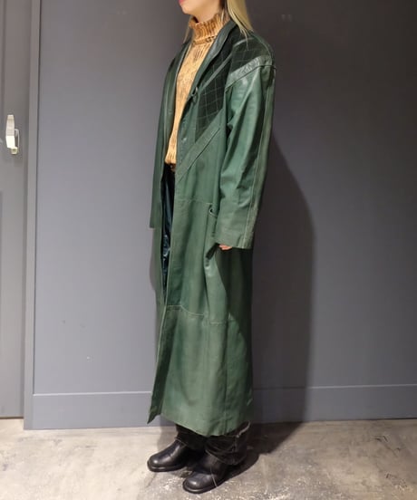Vintage   Leather Long Coat