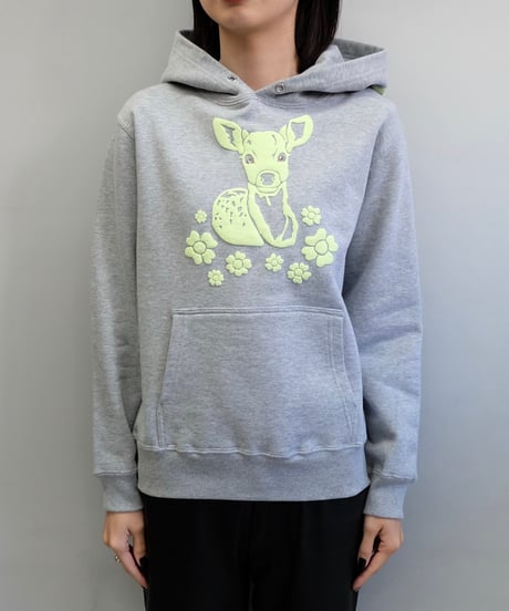 Labyrins   Bambi Hoodie Gray