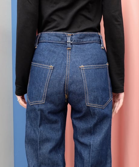Vintage   Denim Wide Pants 2
